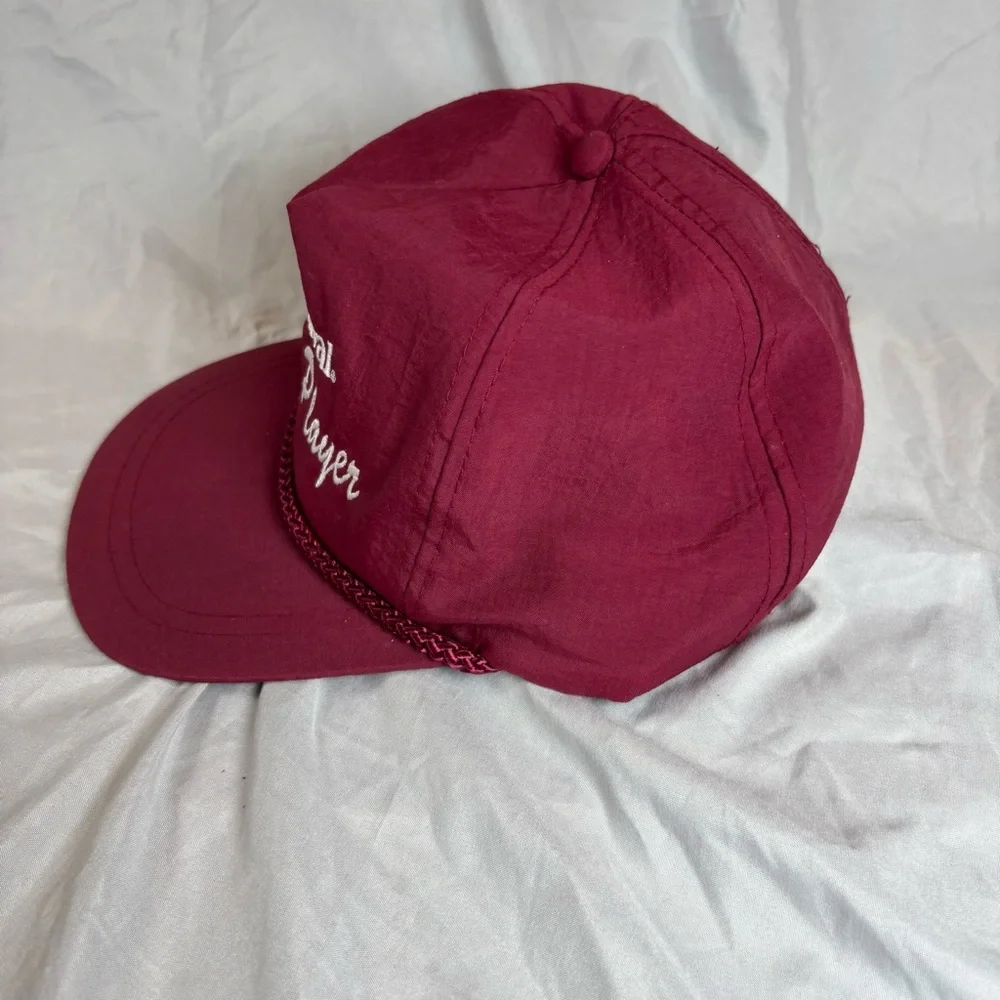 Vintage Carnival Cruise Lines Casino Player Gambling‎ SnapBack Hat Poker 80s